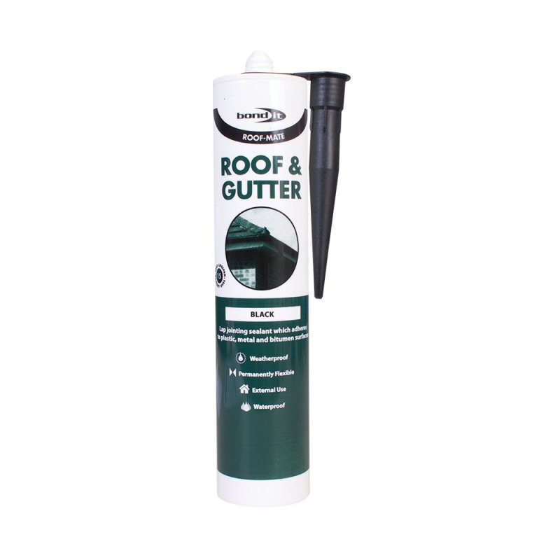 Black Roof & Gutter Premium Butyl Rubber Sealant Roof & Gutter